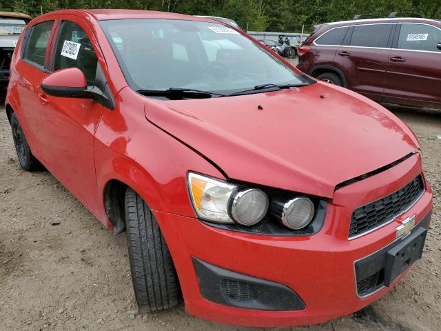 1G1JA6SH1D4156398 - 2013 CHEVROLET SONIC LS RED photo 1