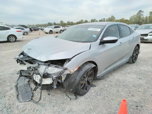 SHHFK7H45KU224856 - 2019 HONDA CIVIC SPOR SILVER photo 2