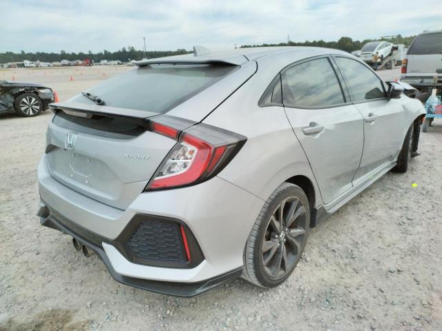 SHHFK7H45KU224856 - 2019 HONDA CIVIC SPOR SILVER photo 4