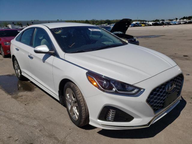 5NPE34AF5KH798900 - 2019 HYUNDAI SONATA LIM WHITE photo 4