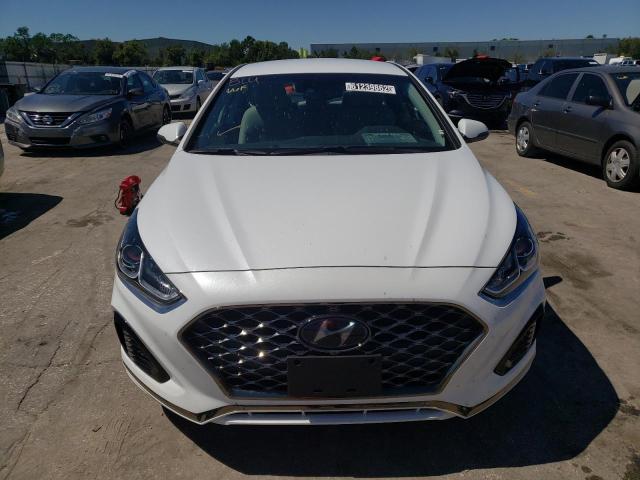 5NPE34AF5KH798900 - 2019 HYUNDAI SONATA LIM WHITE photo 5