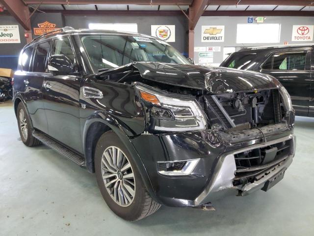 JN8AY2BB6M9793334 - 2021 NISSAN ARMADA SL BLACK photo 1