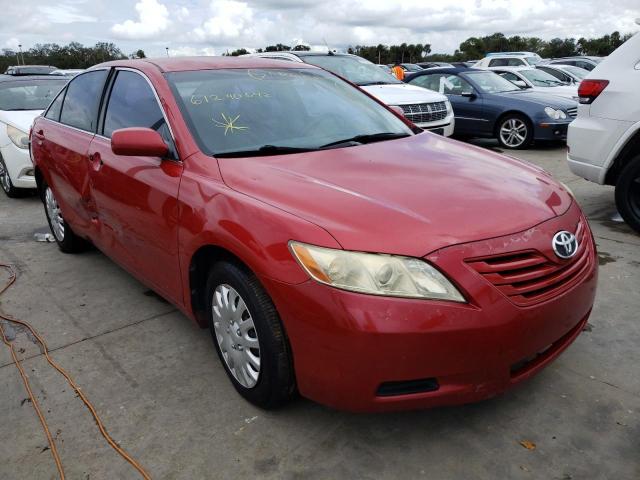 4T1BE46K57U113306 - 2007 TOYOTA CAMRY LE A RED photo 1