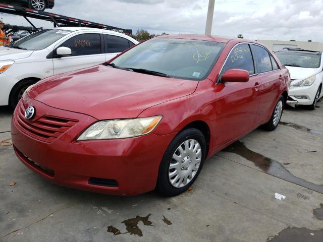 4T1BE46K57U113306 - 2007 TOYOTA CAMRY LE A RED photo 2