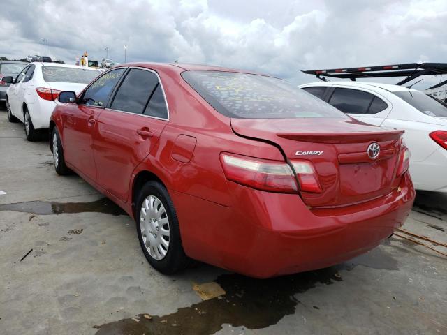 4T1BE46K57U113306 - 2007 TOYOTA CAMRY LE A RED photo 3