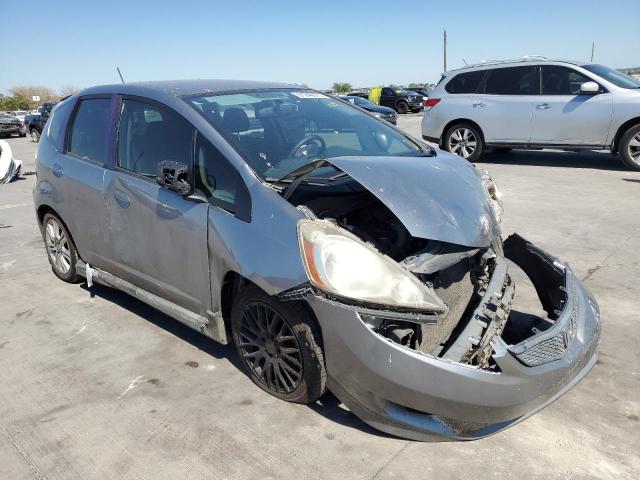 JHMGE88409S003325 - 2009 HONDA FIT GRAY photo 1