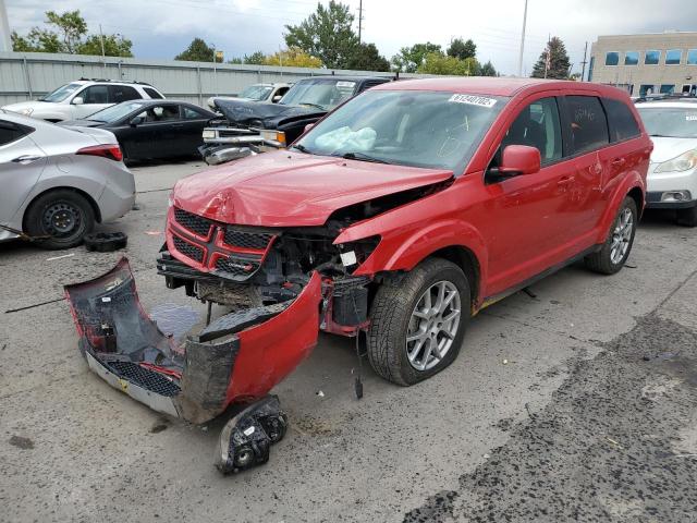 3C4PDDEG0JT464314 - 2018 DODGE JOURNEY GT RED photo 2