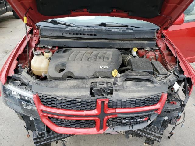 3C4PDDEG0JT464314 - 2018 DODGE JOURNEY GT RED photo 7