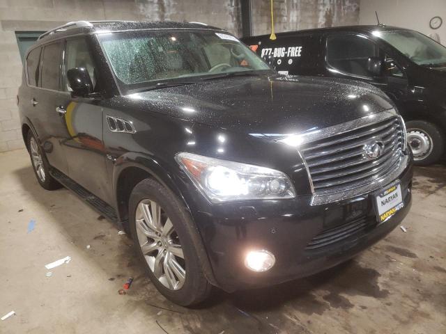 JN8AZ2NC5E9352152 - 2014 INFINITI QX80 BLACK photo 1