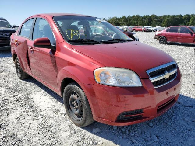 KL1TD5DE5BB238820 - 2011 CHEVROLET AVEO LS RED photo 1