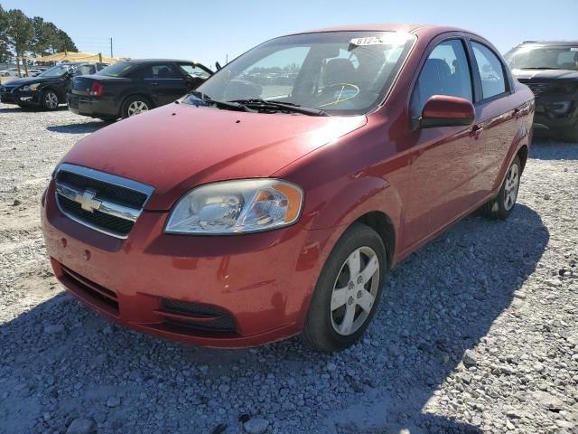 KL1TD5DE5BB238820 - 2011 CHEVROLET AVEO LS RED photo 2