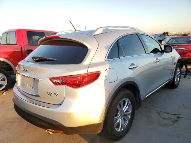 JN8CS1MU5FM381375 - 2015 INFINITI QX70 SILVER photo 4