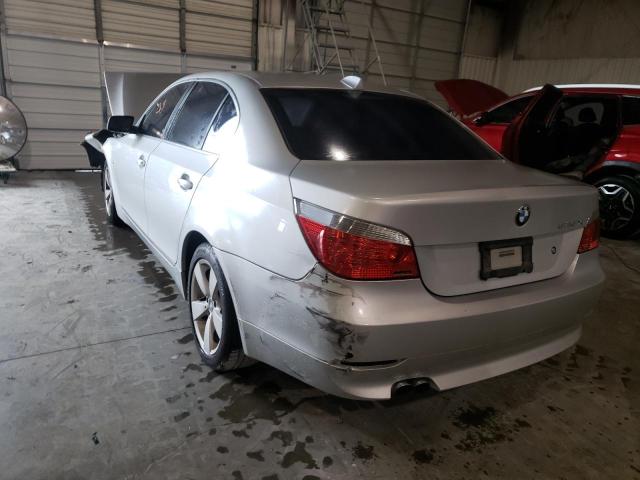 WBANF33517CS41178 - 2007 BMW 525 XI SILVER photo 3