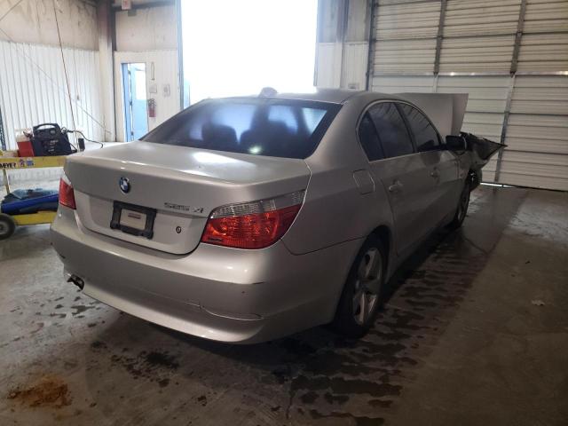 WBANF33517CS41178 - 2007 BMW 525 XI SILVER photo 4