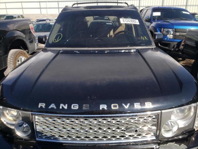 SALME11485A184060 - 2005 LAND ROVER RANGE ROVE BLACK photo 7