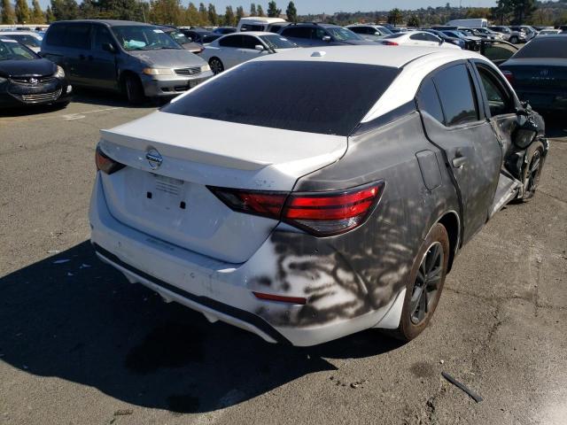 3N1AB8CV5LY258466 - 2020 NISSAN SENTRA SV TWO TONE photo 4