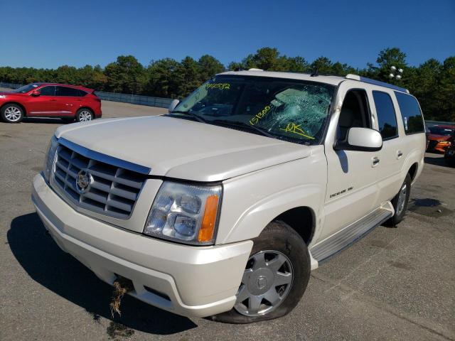 3GYFK66N95G151300 - 2005 CADILLAC ESCALADE E WHITE photo 2