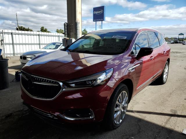 5GAERCKW4JJ152620 - 2018 BUICK ENCLAVE PR RED photo 2