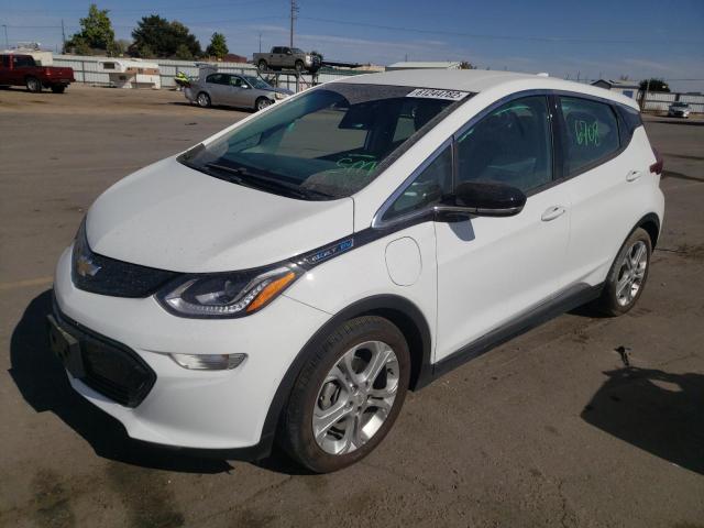 1G1FY6S02M4100739 - 2021 CHEVROLET BOLT EV WHITE photo 2