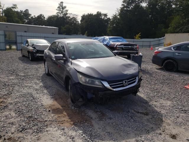 1HGCR2F80EA209530 - 2014 HONDA ACCORD EXL GRAY photo 1