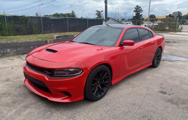 2C3CDXGJ7KH651749 - 2019 DODGE CHARGER SC RED photo 2