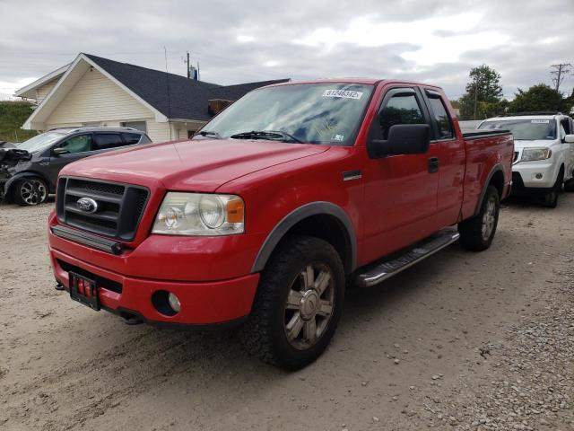 1FTPX14506NA44940 - 2006 FORD F150 RED photo 2