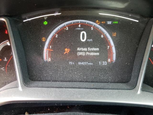 19XFC2E89KE014727 - 2019 HONDA CIVIC SPOR CHARCOAL photo 8