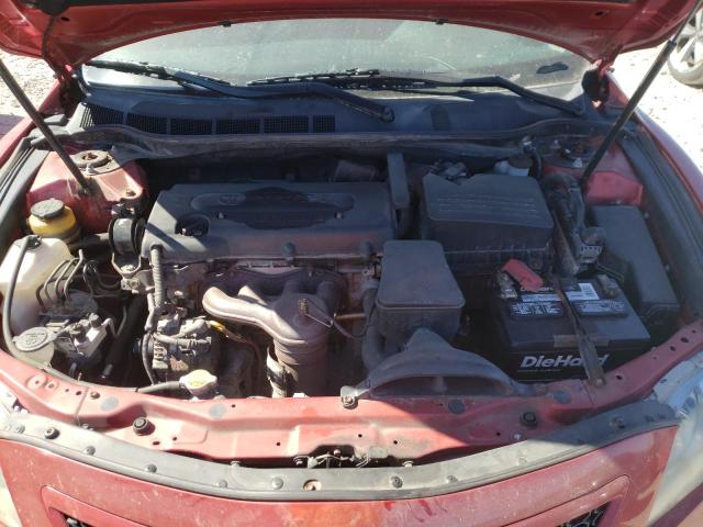 4T1BE46K29U326989 - 2009 TOYOTA CAMRY BASE RED photo 7