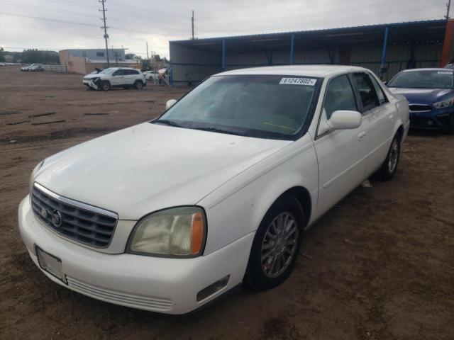 1G6KE57Y84U235735 - 2004 CADILLAC DEVILLE DH WHITE photo 2