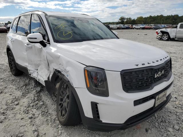 5XYP3DHC1NG206408 - 2022 KIA TELLURIDE WHITE photo 1