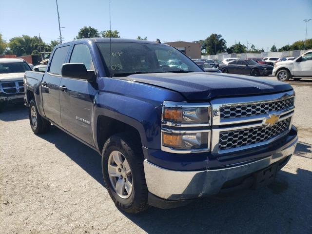 3GCPCREH4EG295633 - 2014 CHEVROLET 1500 SILVE BLUE photo 1