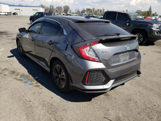 SHHFK7H72JU412159 - 2018 HONDA CIVIC EXL გრაფიტი ფოტო 3