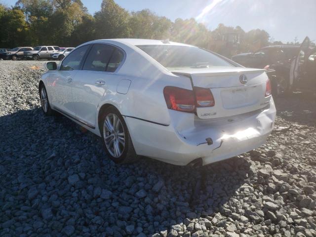 JTHBC96S595017906 - 2009 LEXUS GS 450H WHITE photo 3