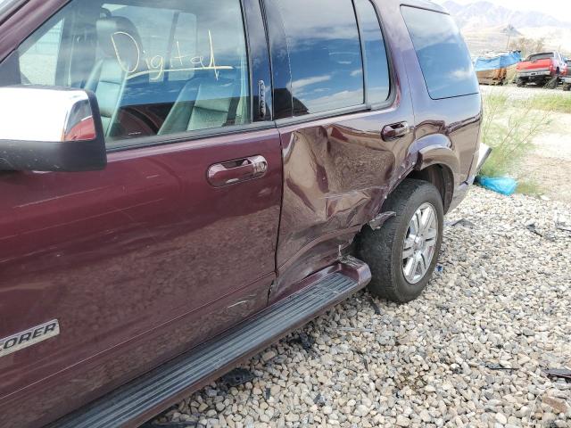 1FMEU75836UA75080 - 2006 FORD EXPLORER 4 MAROON photo 9