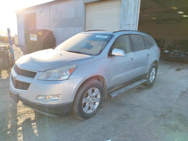 1GNER23D39S127162 - 2009 CHEVROLET TRAVERSE L SILVER photo 9