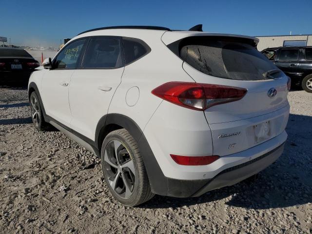 KM8J33A26JU676665 - 2018 HYUNDAI TUCSON VAL WHITE photo 3