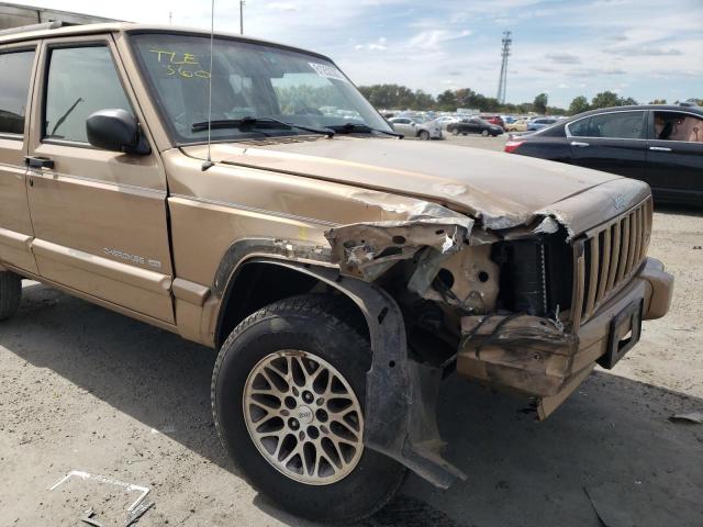 1J4FF78S4XL517344 - 1999 JEEP CHEROKEE TAN photo 9