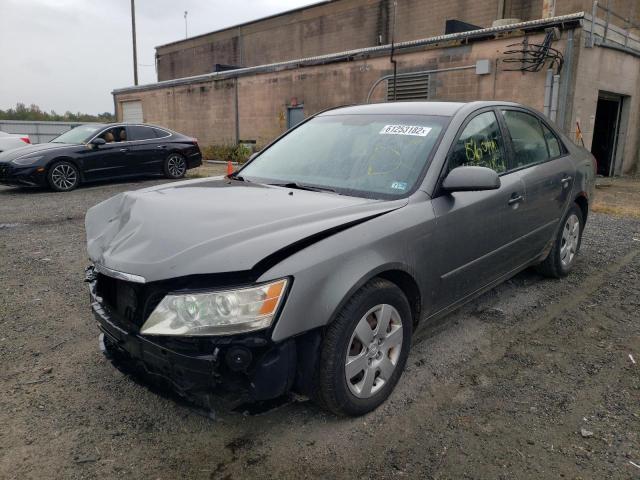 5NPET46C99H565711 - 2009 HYUNDAI SONATA GLS GRAY photo 2