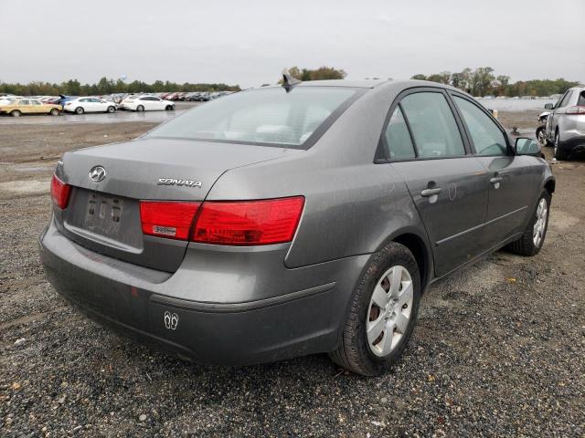 5NPET46C99H565711 - 2009 HYUNDAI SONATA GLS GRAY photo 4