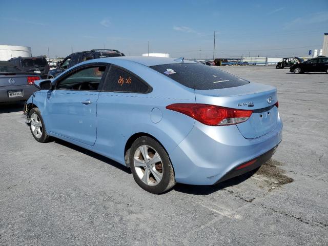 KMHDH6AE2DU013477 - 2013 HYUNDAI ELANTRA CO BLUE photo 3