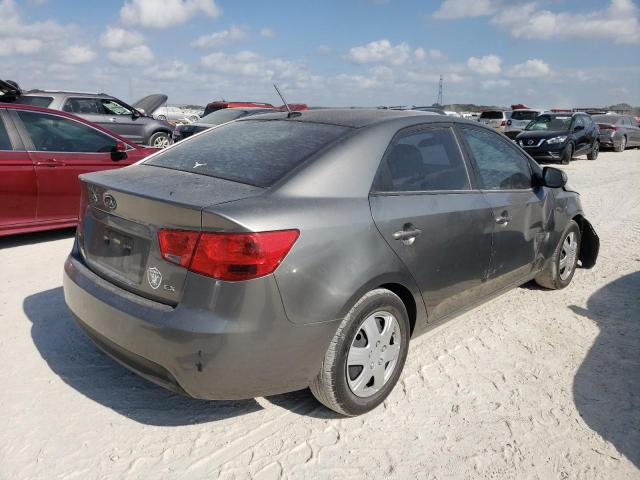 KNAFU4A27D5647667 - 2013 KIA FORTE EX GRAY photo 4