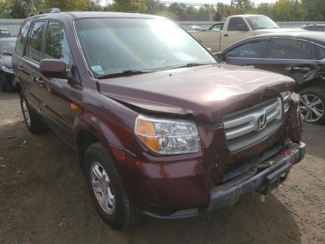 5FNYF18298B057193 - 2008 HONDA PILOT VP MAROON photo 1