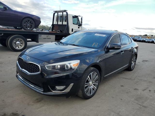 KNALN4D77E5120351 - 2014 KIA CADENZA PR BLACK photo 2