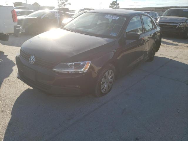 3VW1K7AJXEM207205 - 2014 VOLKSWAGEN JETTA BASE 黑色 照片 2