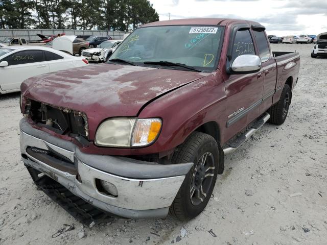 5TBRN34101S157791 - 2001 TOYOTA TUNDRA ACC RED photo 2