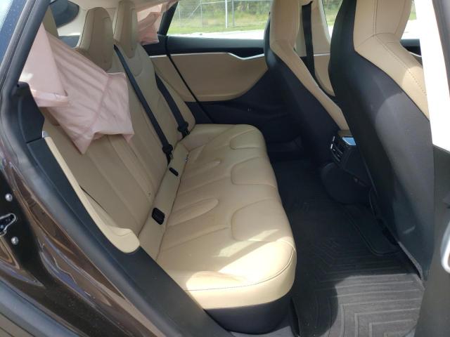 5YJSA1H10EFP56574 - 2014 TESLA MODEL S Շագանակագույն լուսանկար 6
