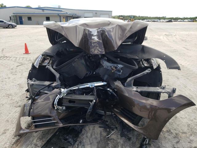 5YJSA1H10EFP56574 - 2014 TESLA MODEL S Շագանակագույն լուսանկար 9