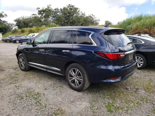 5N1DL0MN7LC527708 - 2020 INFINITI QX60 LUXE BLUE photo 3