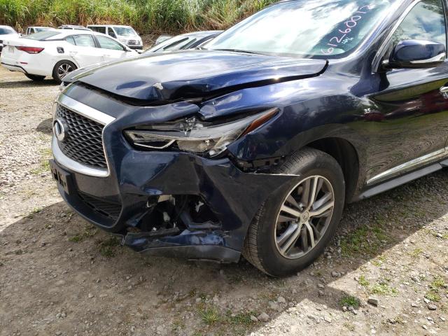 5N1DL0MN7LC527708 - 2020 INFINITI QX60 LUXE BLUE photo 9