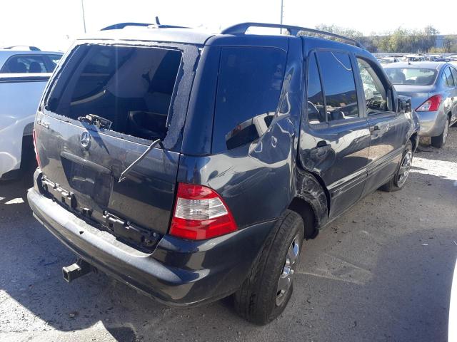 4JGAB54E43A376163 - 2003 MERCEDES-BENZ ML 320 BLACK photo 4